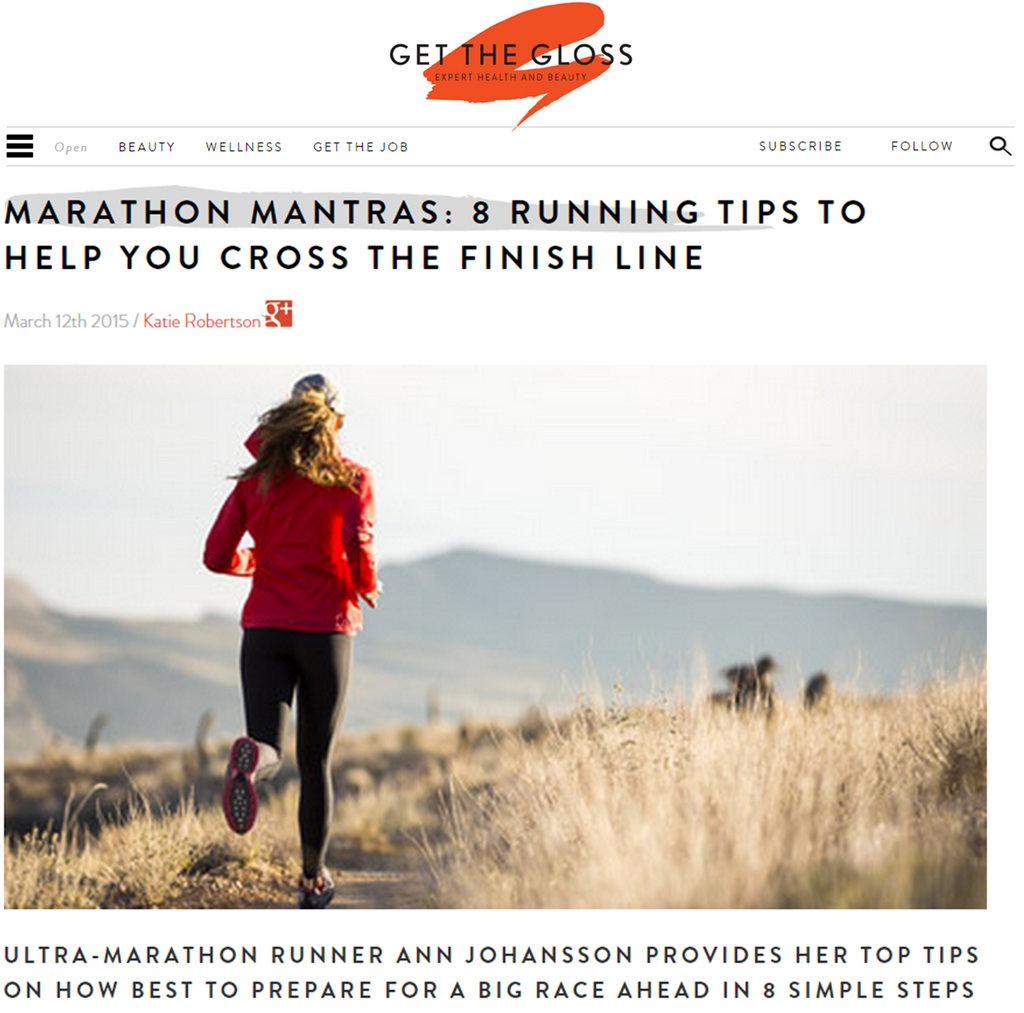 Ultra-marathon runner Ann Johansson provides her top tips on how best to prepare for a big race ahead in 8 simple steps