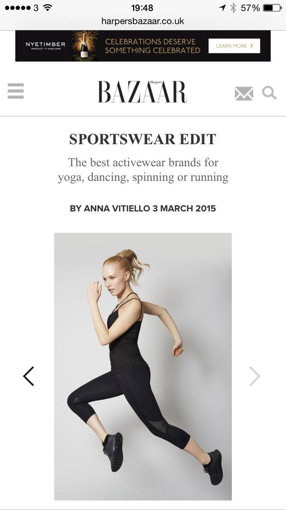 Harper’s Bazaar UK The Sportswear Edit