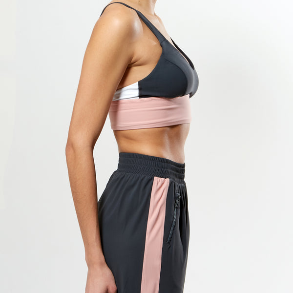 V Bra - Rose/Grey