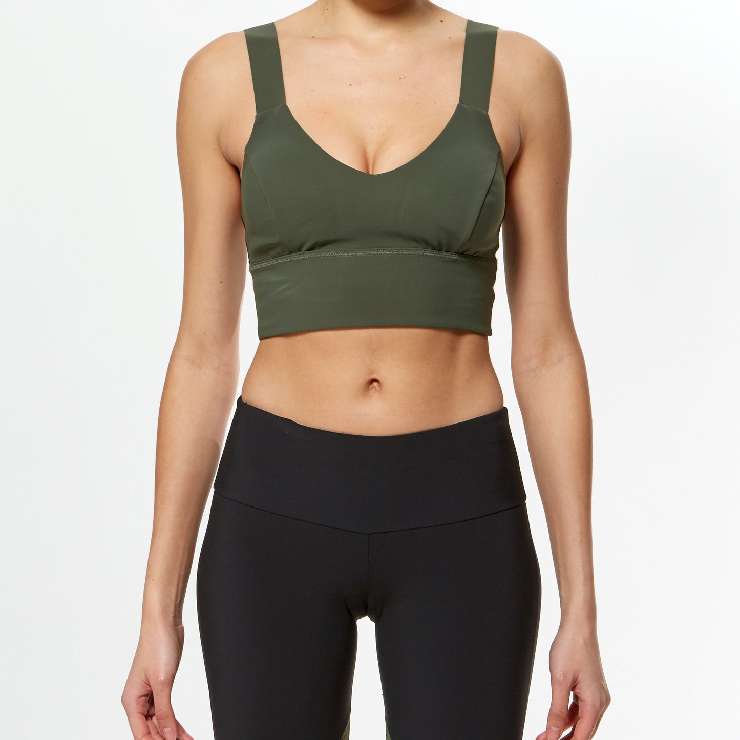 V Bra - Military Green