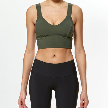 V Bra - Military Green