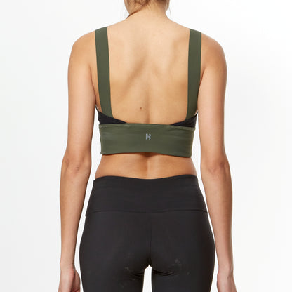 V Bra - Military Green
