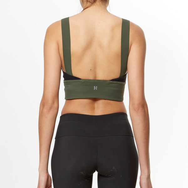V Bra - Military Green