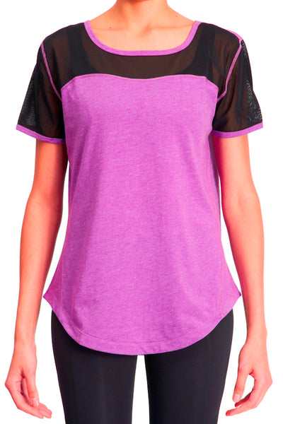 Mesh Tee - Purple