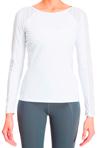 トップス MESH PANEL LONG SLEEVE TEE New Black Sexy Women T Shirt See Through Transparent Punk