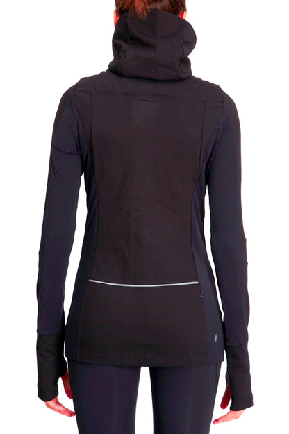 Zip Up Hoodie - Black