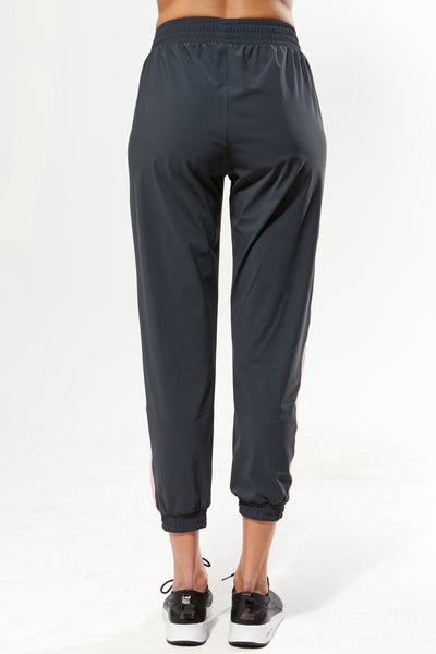 Track Pant with Zip - Rose Grey