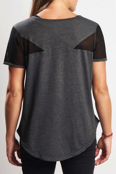 Mesh Tee - Grey