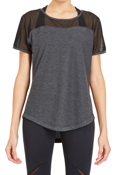 Mesh Tee - Grey