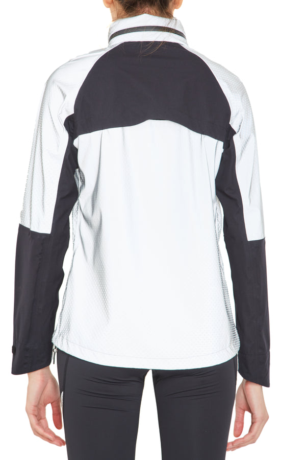 Reflective Running Jacket Reflective w Black BOOM BOOM ATHLETICA