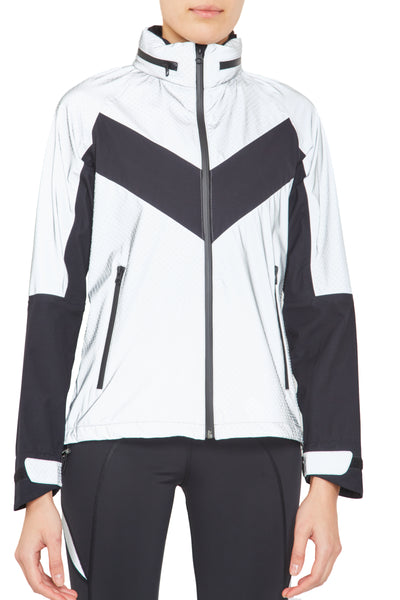 Reflective Running Jacket - Reflective w Black